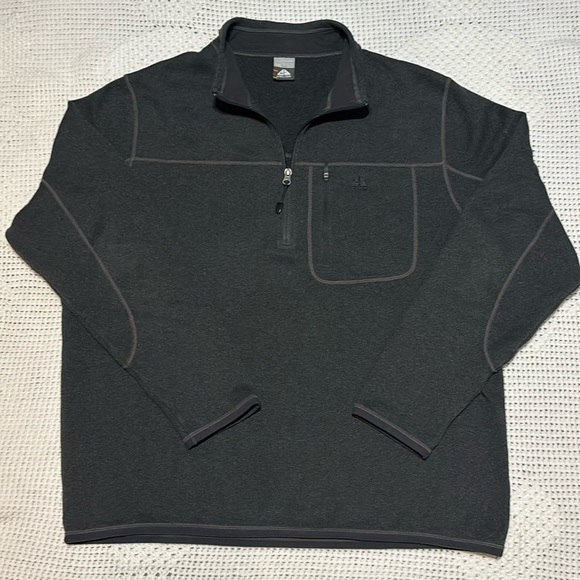Nike Other - Vintage Nike ACG Sweater Gray Fleece 1/4 Zip Pullover Therma Fit